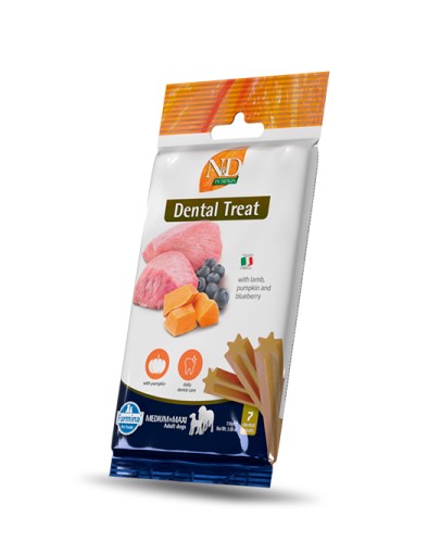 Dental Treat Lamb, Pumpkin and Blueberry Medium & Maxi 100g