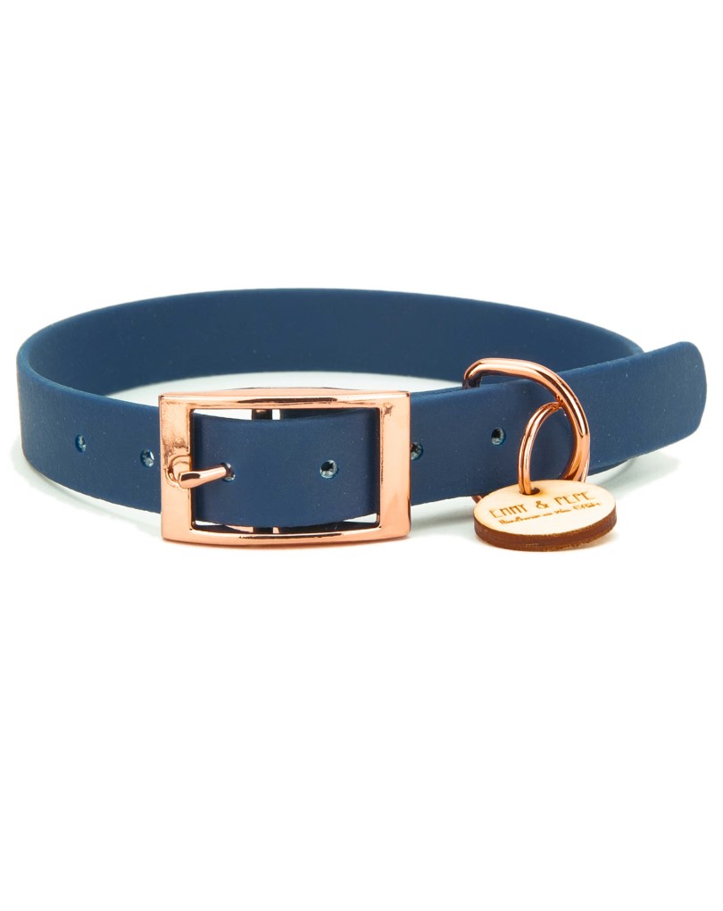 Biothane Collar Hefty Rosegold