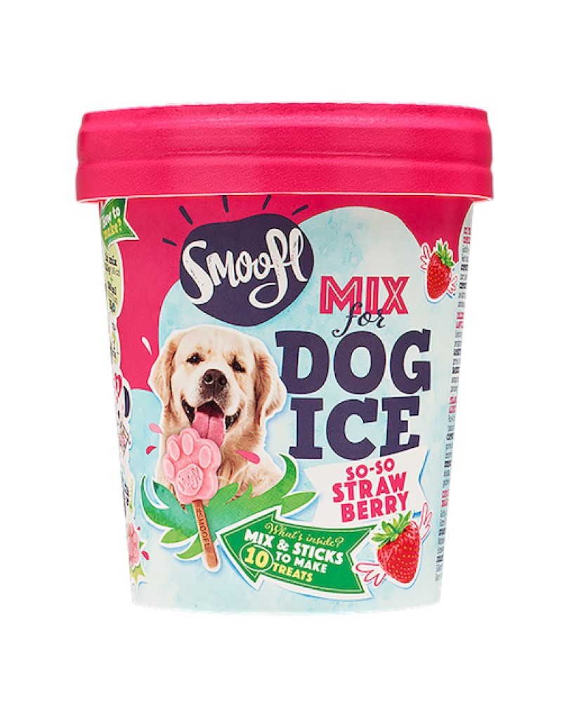 Smoofl Strawberry Mix for Dog Ice