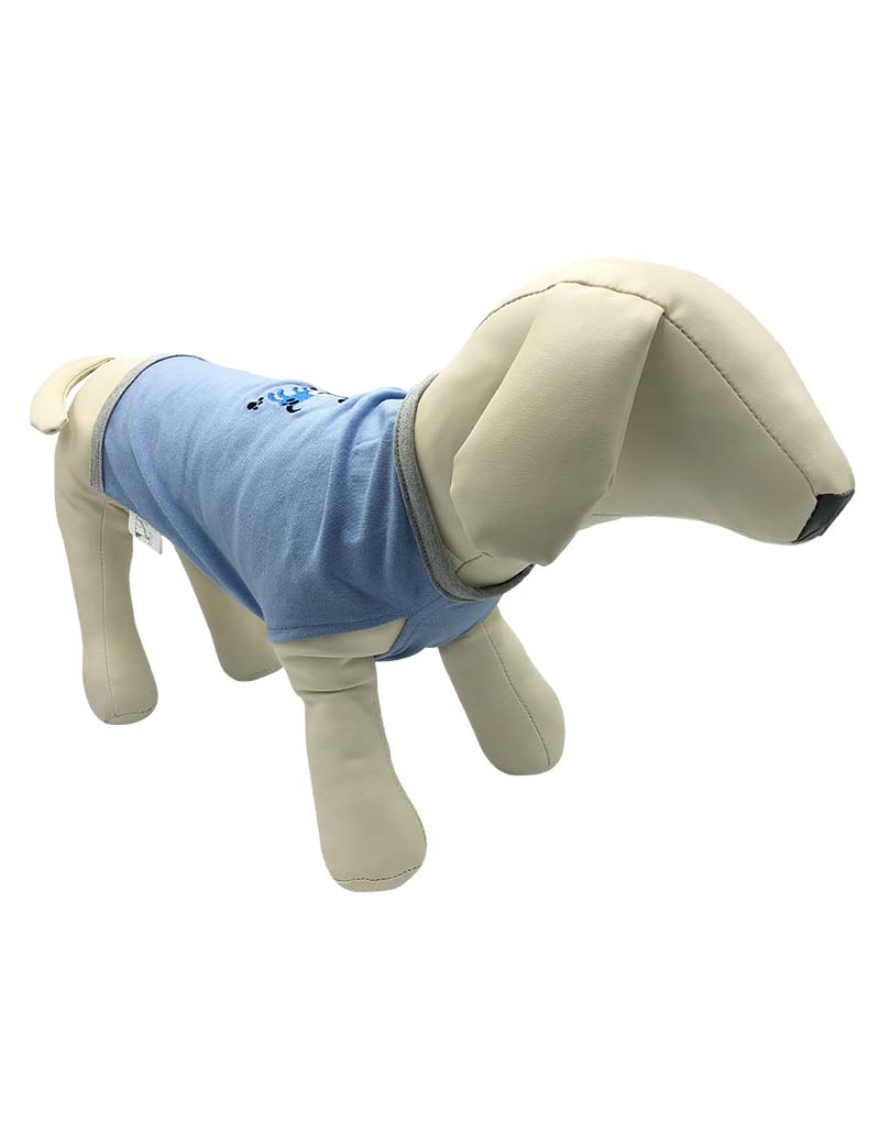 The Embroidered Blue Dog