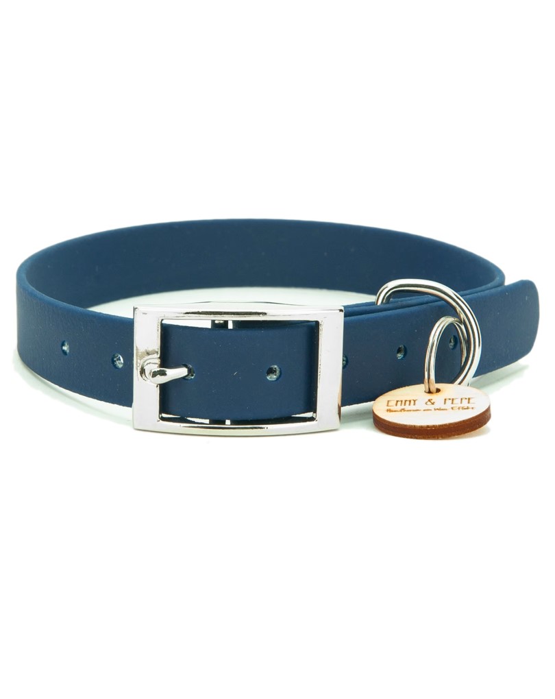 Biothane Collar Hefty Silver