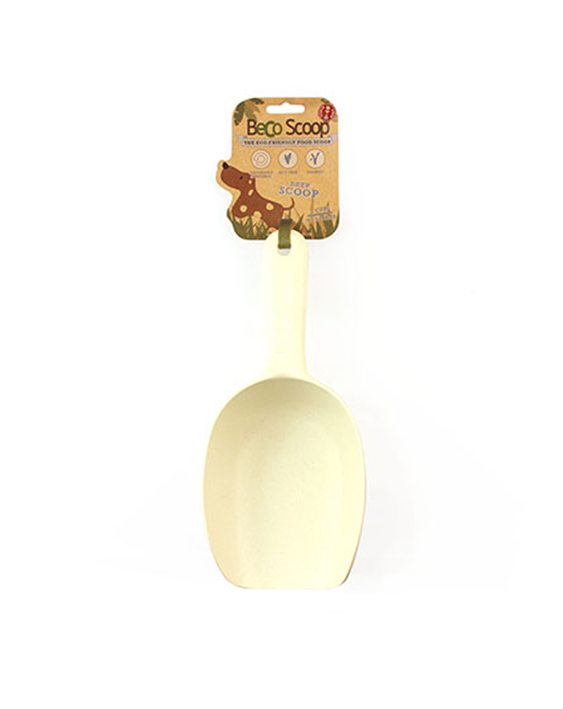 Recycled Bamboo Food Scoop Natural