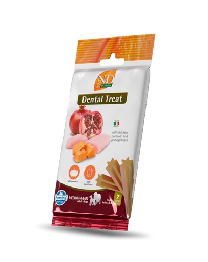 Dental Treat Chicken, Pumpkin and Pomegranate Medium & Maxi 100g