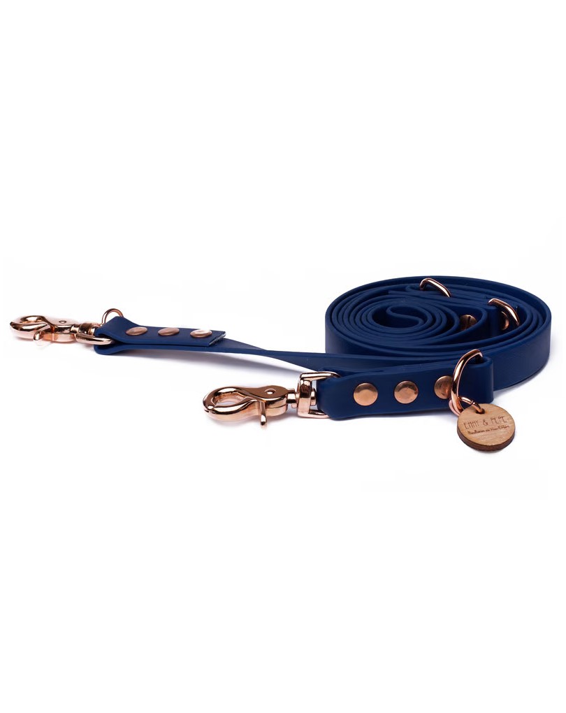 Biothane Leash Hefty rosegold 2m adjustable