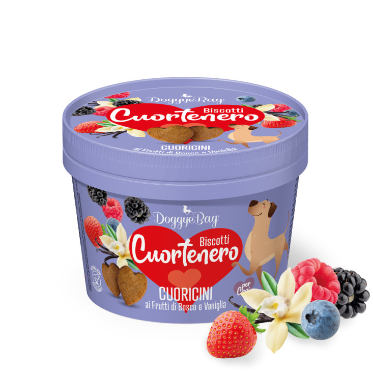 Cuortenero - Berries and Vanilla Hearts 150g