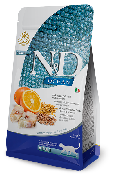 Ocean Ancestral Grain Codfish & Orange 1.5kg