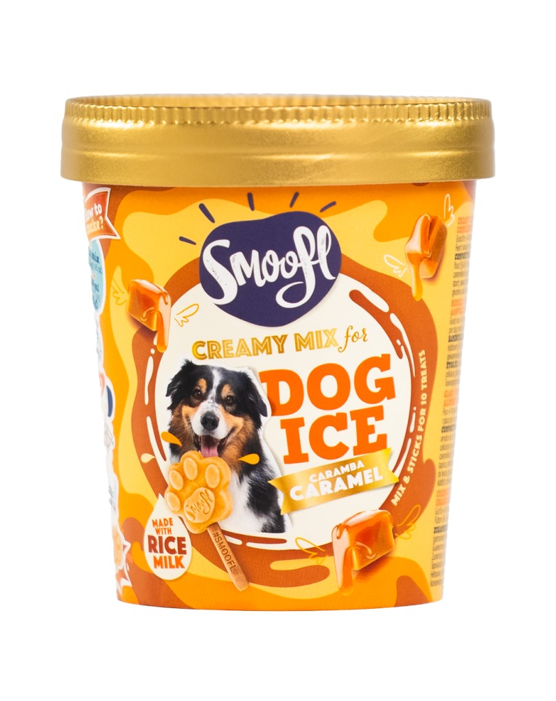 Smoofl Creamy Caramel Mix for Dog Ice