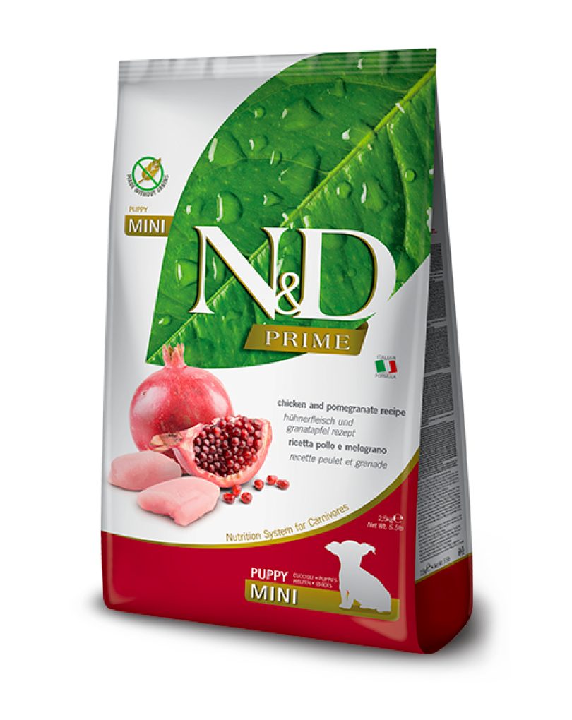 N&D Prime Chicken & Pomegranate Puppy Mini 2.5Kg