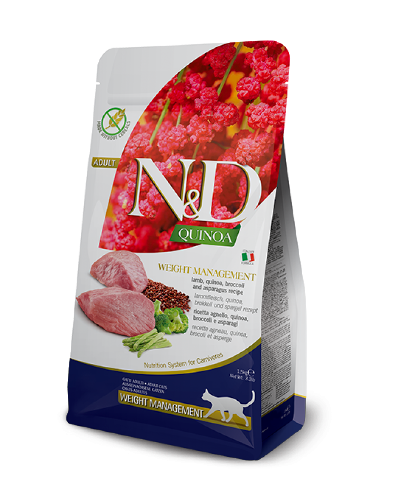 N&D Quinoa Weight Management Lamb 1.5Kg