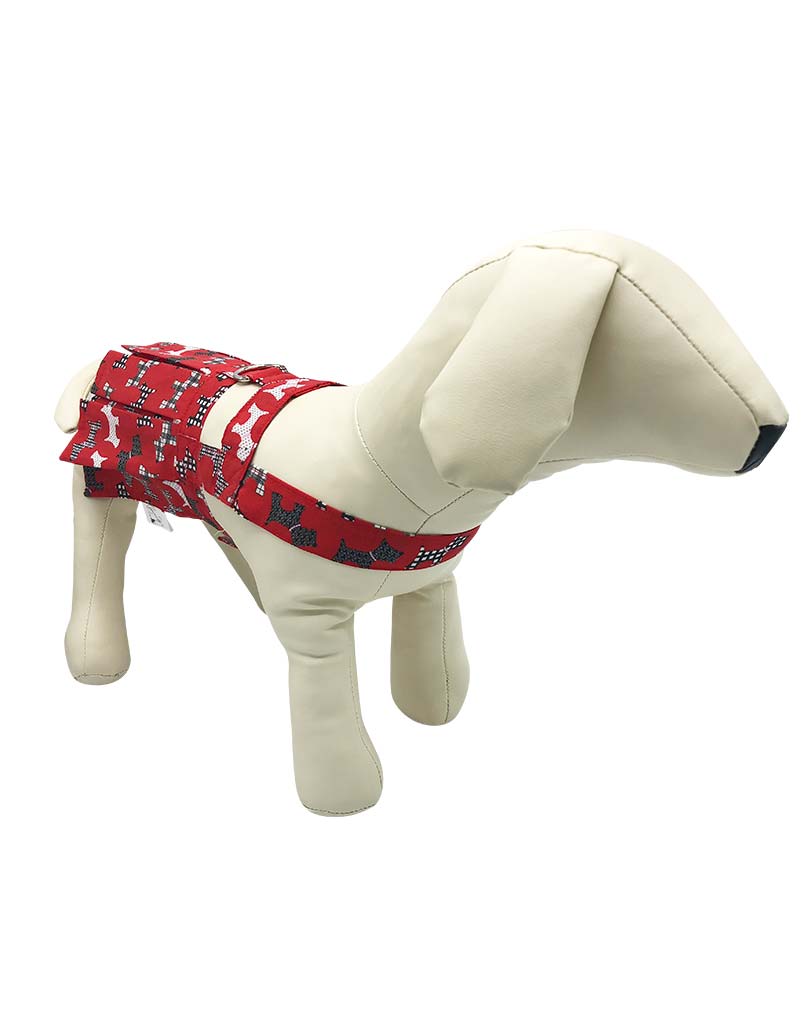 The Scottie Dog Print Red Dress